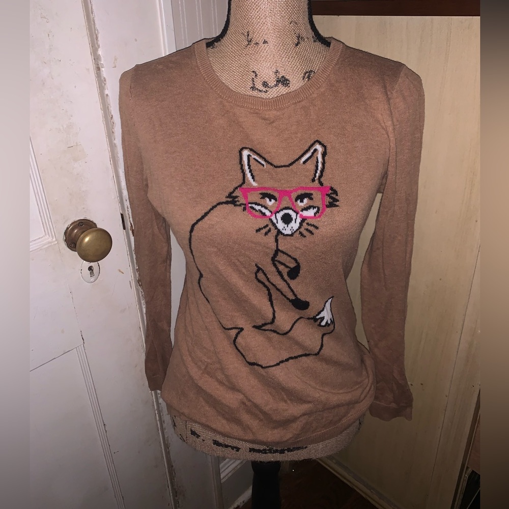 Old navy Fox sweater brown